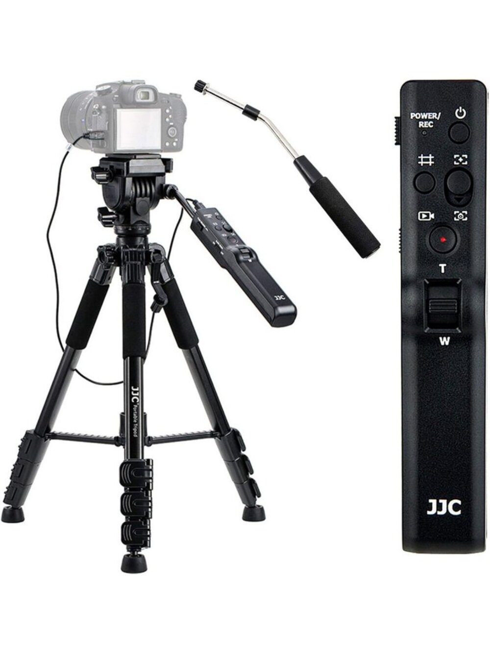 60" Adjustable Camera Tripod with Remote for Sony A7R V, A6400, RX100 VII